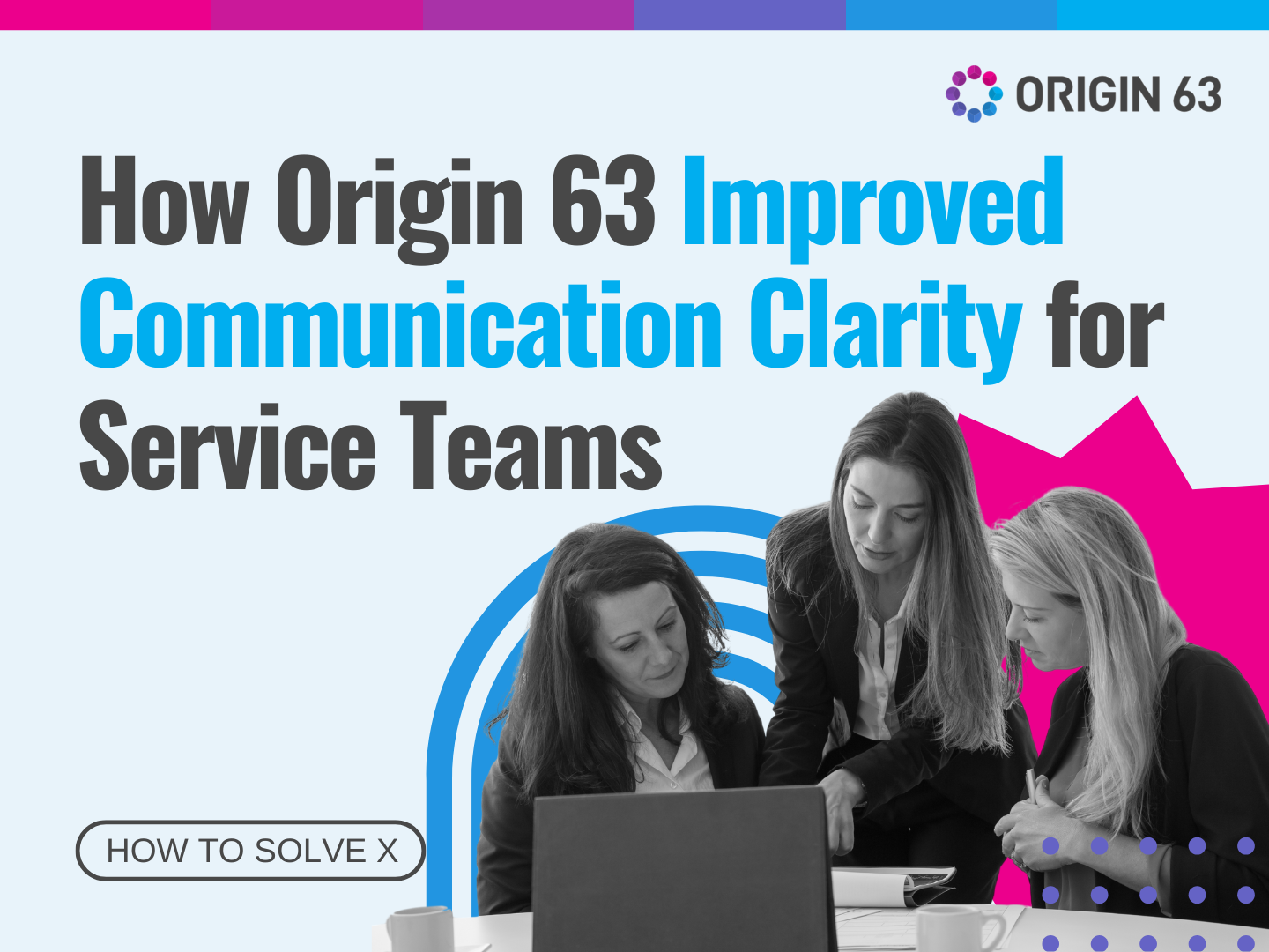 Learn how Origin 63 improved internal and client communication by creating a clear framework for concise, detailed updates across service teams.